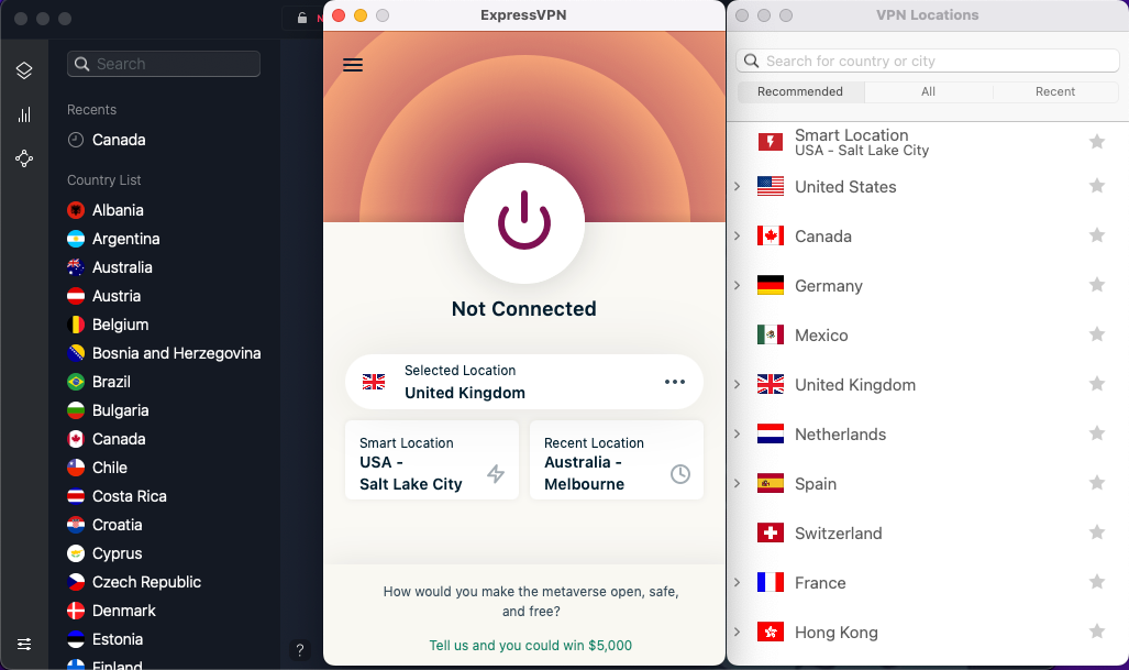NordVPN offers more servers overall, but ExpressVPN offers servers in more countries. That could help you unblock more streaming service libraries.